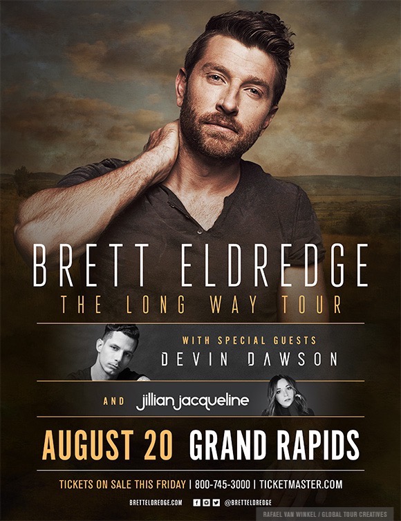 Brett Eldredge The Long Way Tour HAFA Design