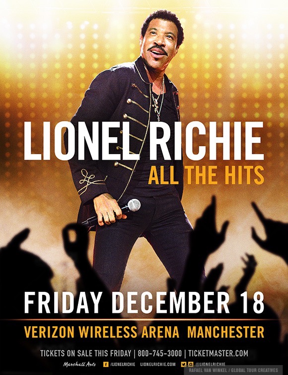 Lionel Richie All the Hits Tour HAFA Design